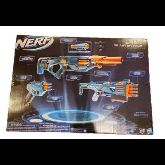 Nerf Elite Ultimate Blaster 3 Pack with 50 Darts Eaglepoint RD-8 Tetrad QS-4 New - Picture 4 of 4